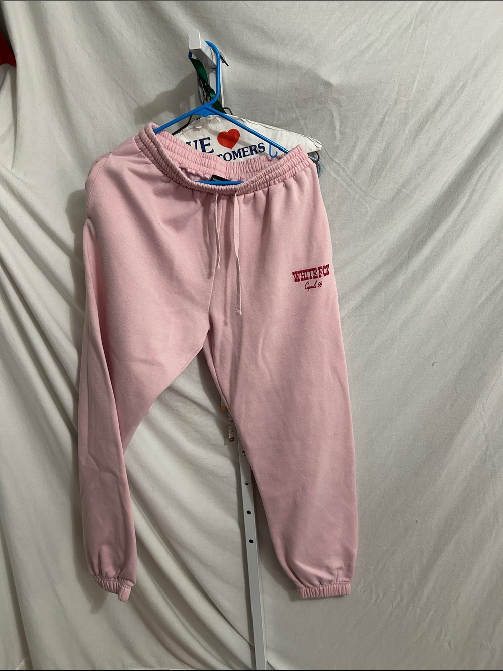 White fox joggers